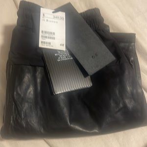 Alexander Wang x H&M Leather Crop Track Pant